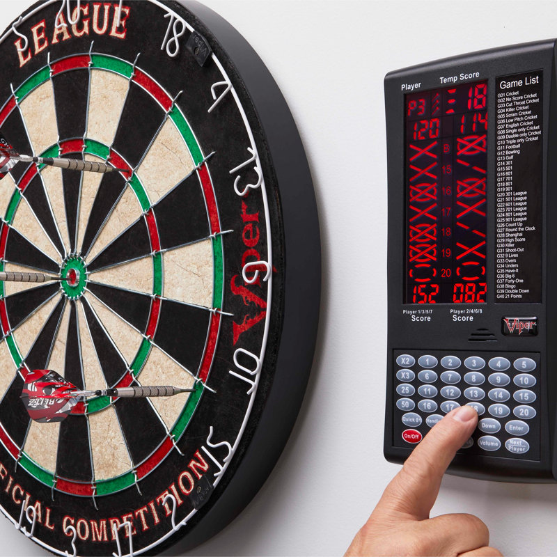 Dartboard with electronic scoring discount